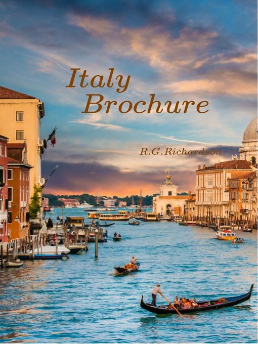 Upplýsingar um Italy Brochure eftir R.G. Richardson - Biðlisti